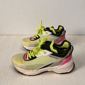 Louis Vuitton Sneakers in White and Yellow